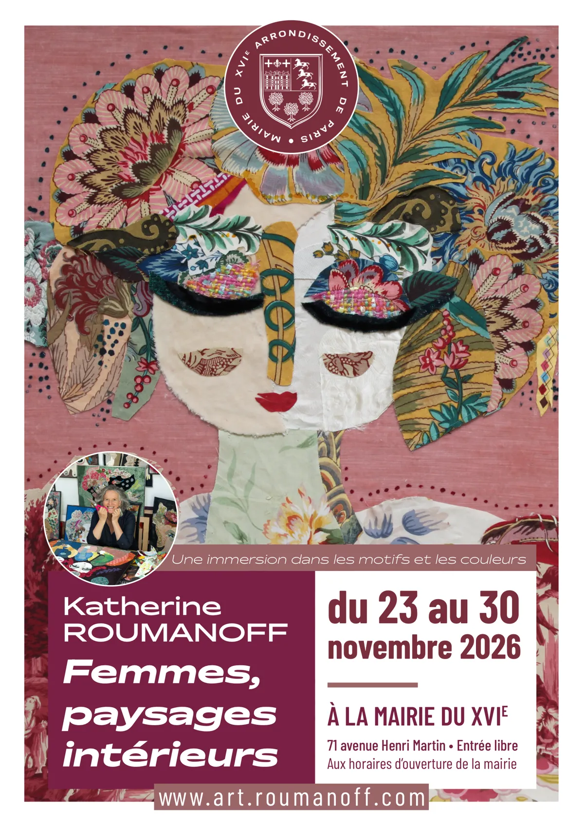 Portraits textiles — Mairie du 16ᵉ arrondissement de Paris