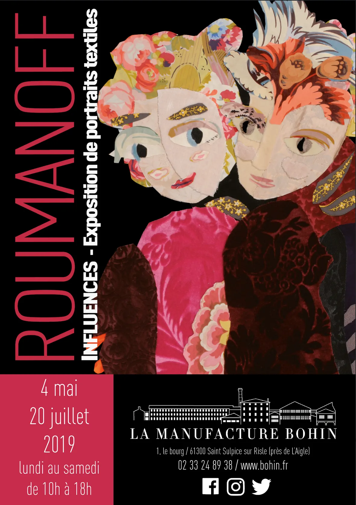 Influences — Manufacture Bohin, Saint-Sulpice-sur-Risle, 4 mai-20 juillet 2019